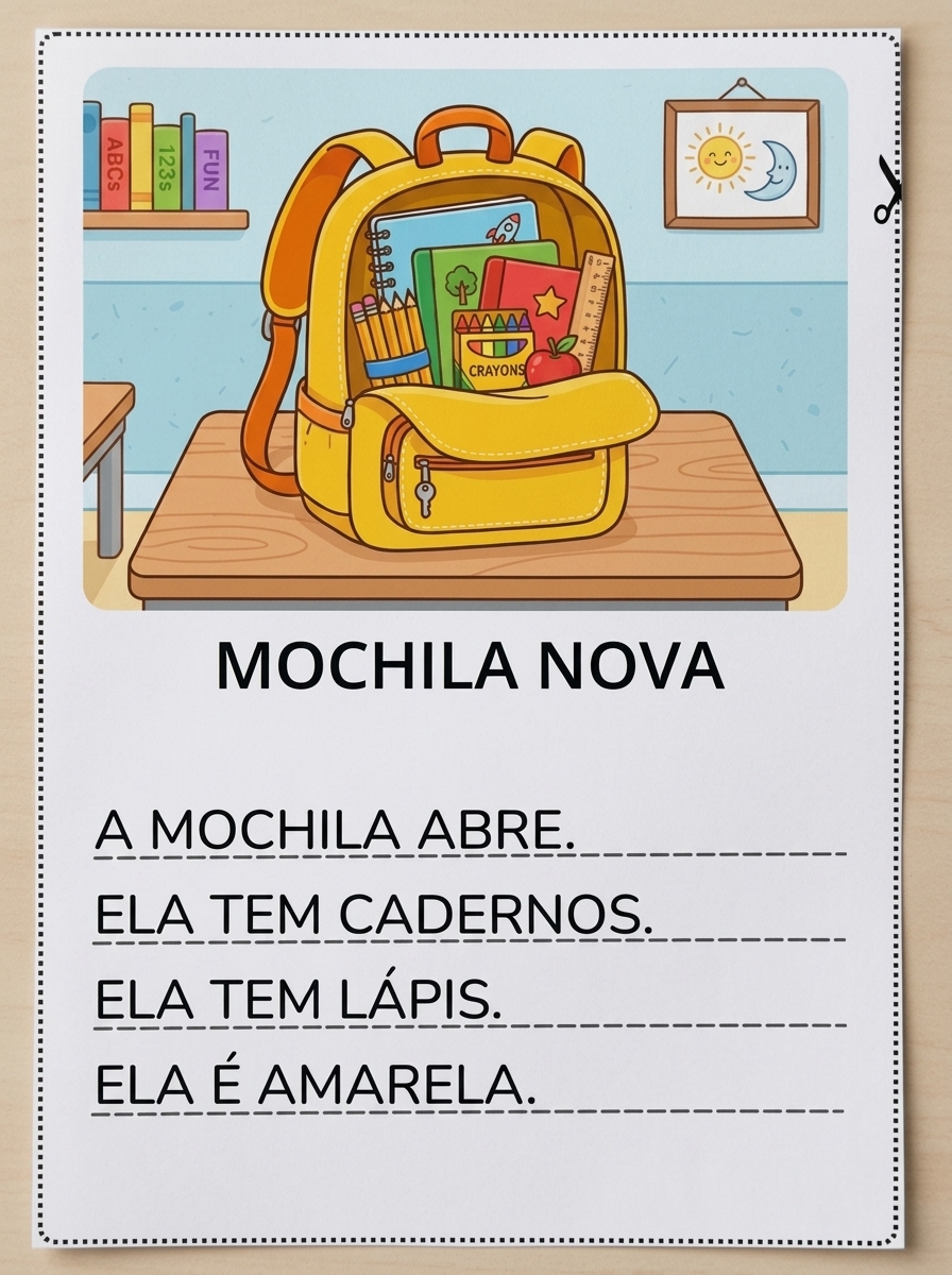 Exemplo de página: Mochila Nova