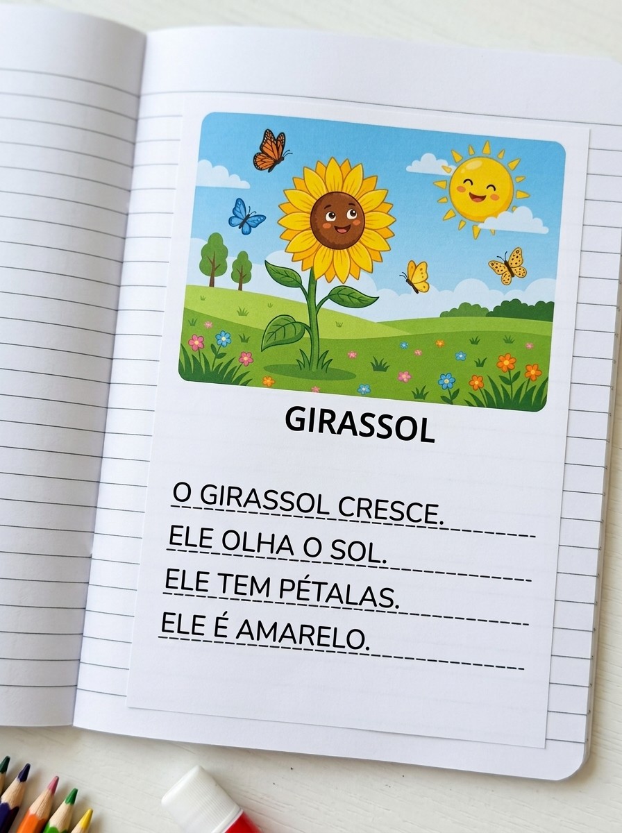 Exemplo de página: Girassol